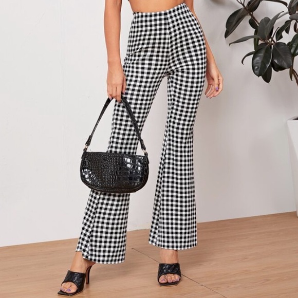 Black and White checkered pants - Picture 2 of 3